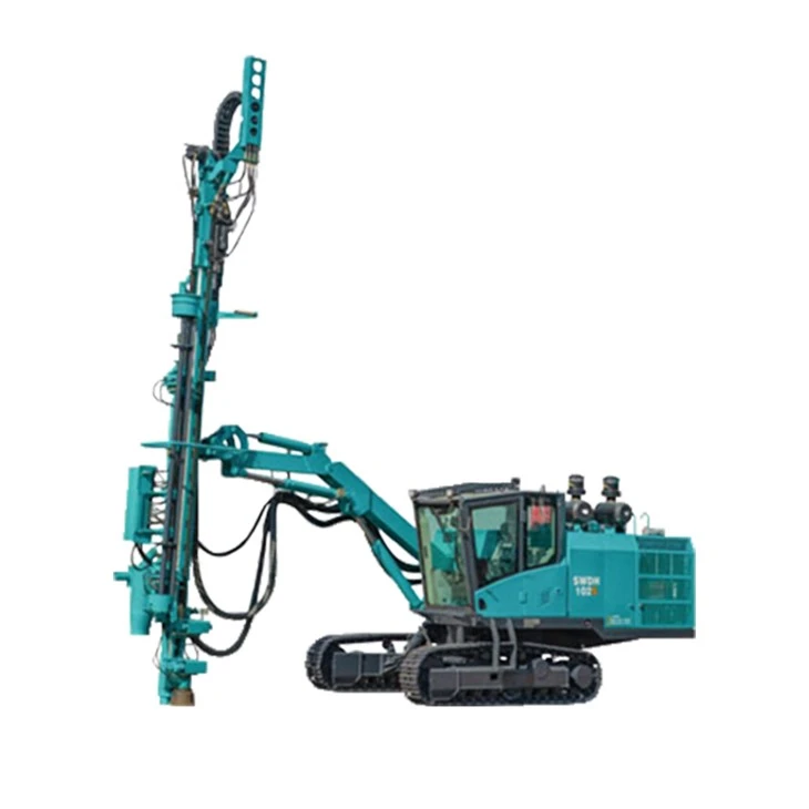 Open-pit top hammer drilling