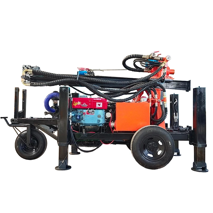 Wheel Hydraulic Water Well Drilling Rig MW130